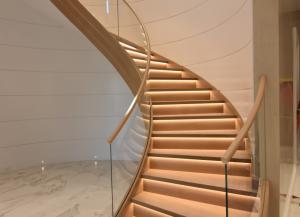Wholesale Curved Staircase Guangzhou Manufacturer Large Project in Australia Sydney from china suppliers