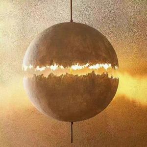 Wholesale Big Round LED Hanging Pendant Lights 3000k CCT Ceiling Mounted 240V from china suppliers