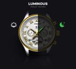 KINYUED Brand Two-Tone Gold Silver Case Automatic Movement Solid Stainless Steel