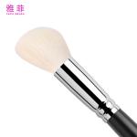 A29 Soft Delicate Animal Hair Makeup Brushes For Highlighter Matte Black Handle