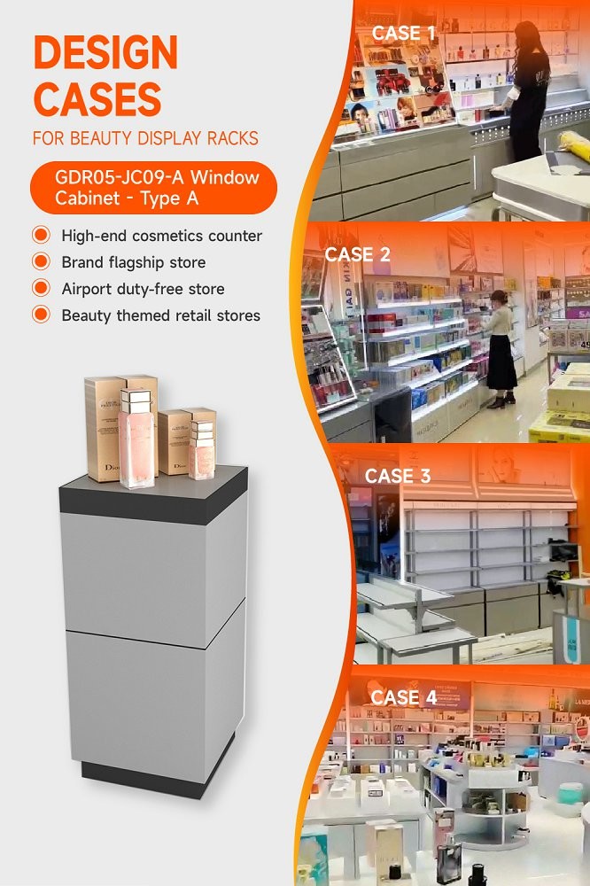 GDR05-JC09-A Retail Display Rack with Black Edge Banding and Easy Assembly and Disassembly for Fashion Boutique