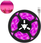 LED Grow Light Strips,Waterproof Full Spectrum Plant Grow Light, USB 16ft