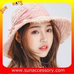 AK17540 fashion Wide brim sunny beach paper straw hats for womens in stock ,