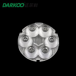 Wholesale Round 42mm 15deg Optical SMD LED Lens Transparent For Downlight from china suppliers