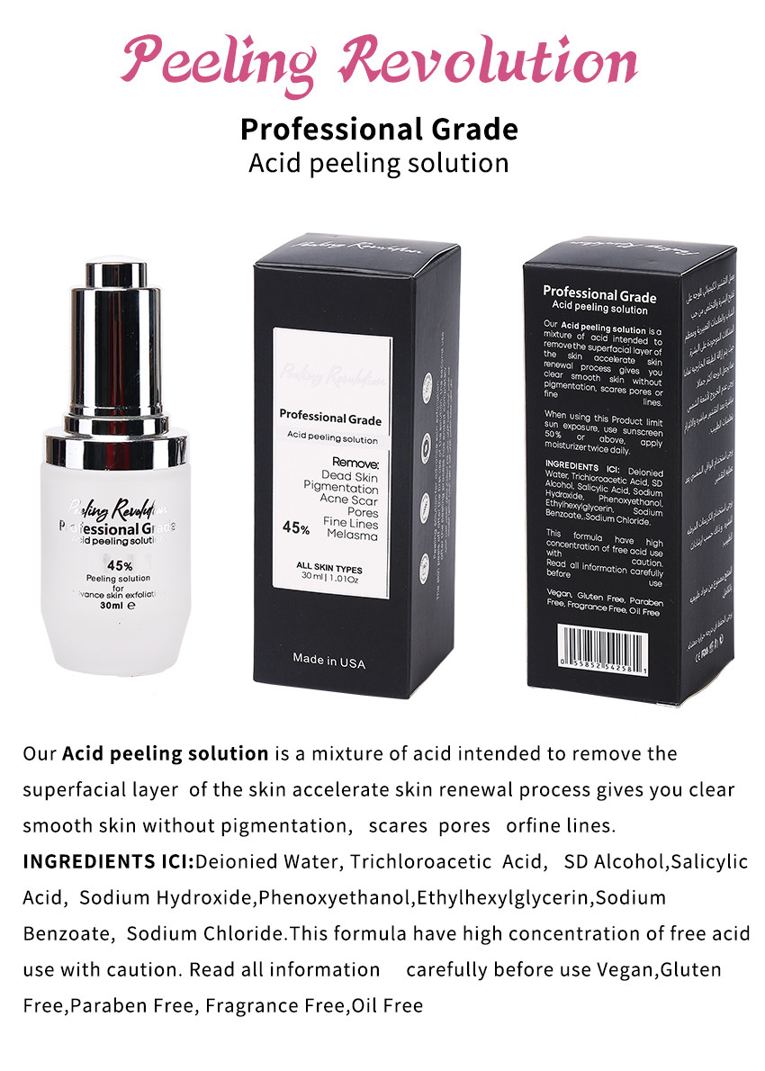 High-Quality Skin Peeling Serum Promotes Collagen Regeneration And Lifts The Skin