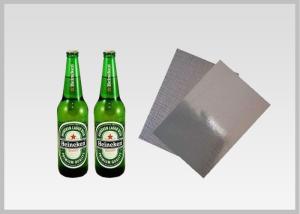 Wholesale Washable Silver Metallic Paper With Laser Holographic Wood Pulp Material Beer Bottle Label in 70gsm from china suppliers