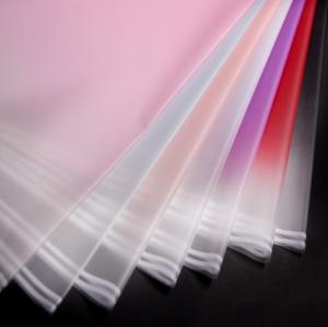 Wholesale Wholesale pure color gradient matte paper waterproof semi-transparent flower wrapping paper OPP material bouquet gift wrapping paper from china suppliers