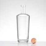 500ml 750ml Vodka Whisky Brandy Spirit Abrazine Glass Bottle with Cork 500ml