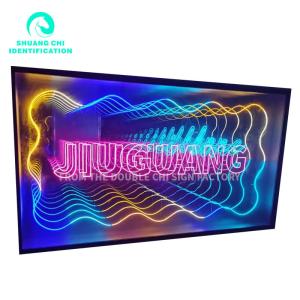 Wholesale Durable Metal Frame Custom Infinity 3D Mirror Neon Dance Floor for DJ Disco Party from china suppliers