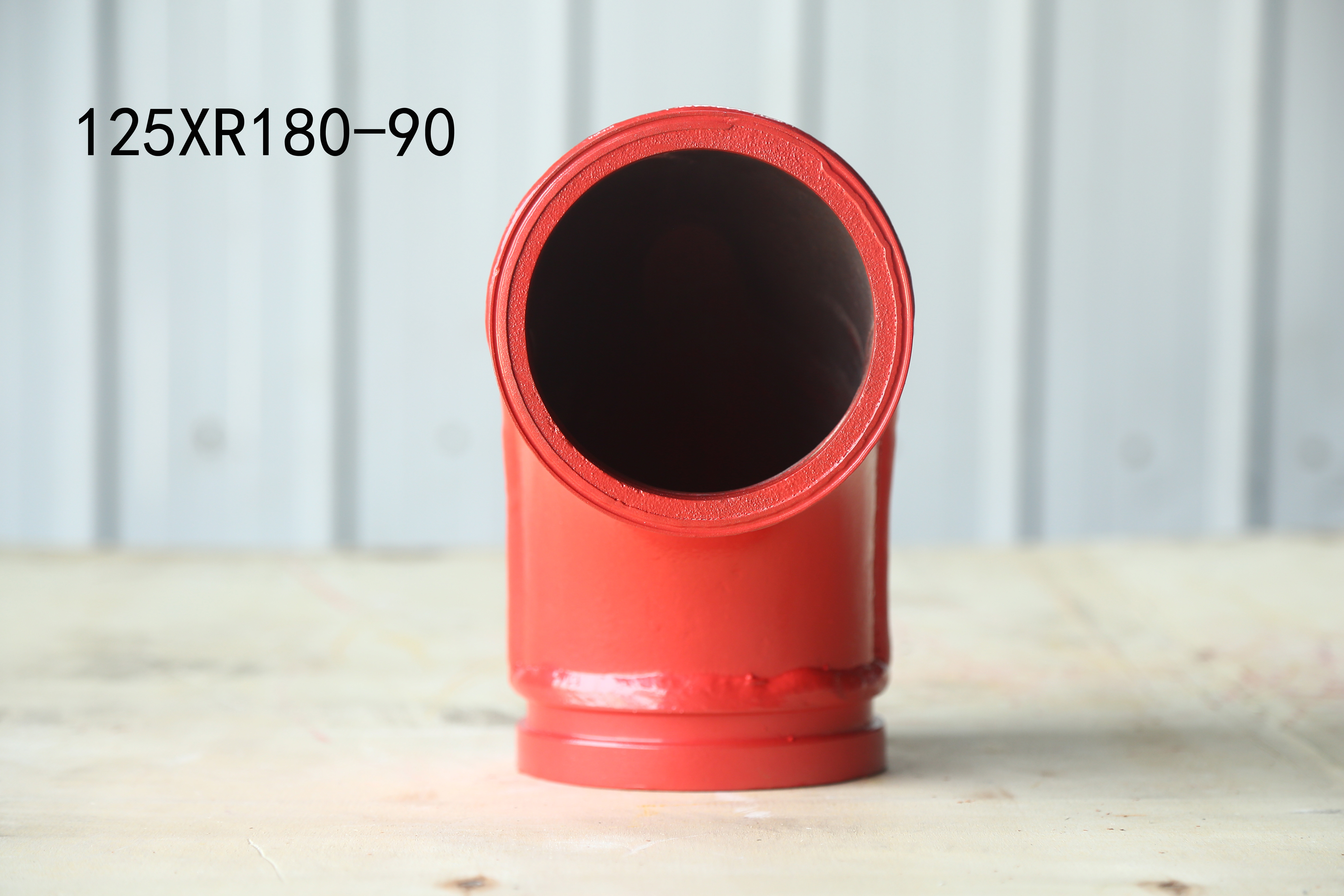 Double Bend Pipe 125*R180-90 Pump truck elbow concrete transfer pump pipe
