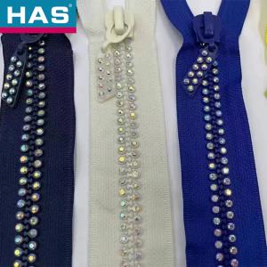 Wholesale Garment Diamond Zipper Eco Friendly Fashionable For Any Occasion from china suppliers