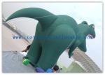 Green Inflatable Cartoon Characters Decoration Large Inflatable Dinosaur Model
