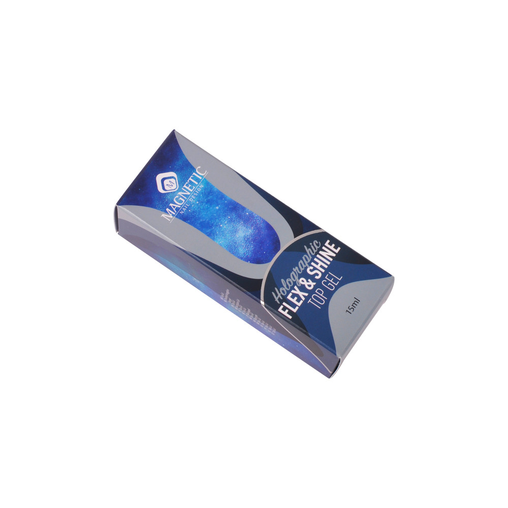 Blue Paper Cosmetic Packaging Box Bio - Degradable For Toothpaste
