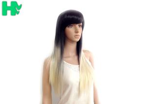 Wholesale Girls Straight Synthetic Hair Wigs Ombre Color 18inch - 20inch from china suppliers