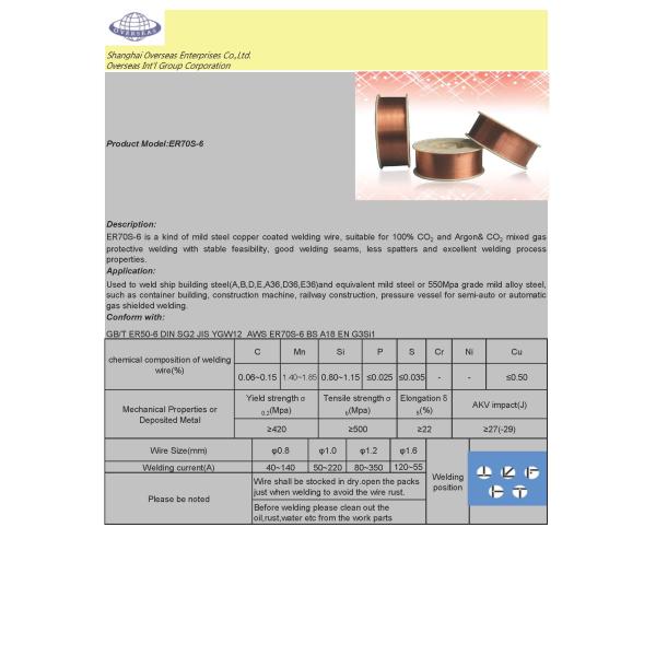 Gas Shielding Welding Wire ER70S-6/SG2,SG3 1.2mm 25kg/coil-k300 high quality guarantee