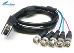 Video Surveillance VGA D SUB Cable 15pin VGA RGBHV 5xBNC Male Medical Equipment
