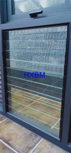 Wholesale AS2047 Standard Glass Louver Aluminum Casement Windows With Fixed Security Screen from china suppliers