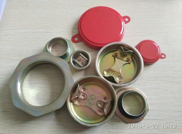 Custom Tab seal, Tri-sure, thread cover, vat flange; color printing can be customized according to customer requireme