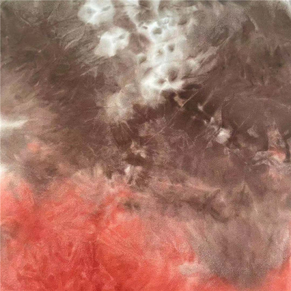 100% Cotton Tie-Dyed Jersey Breathable Sports Fabric 32S 180gsm 160cm