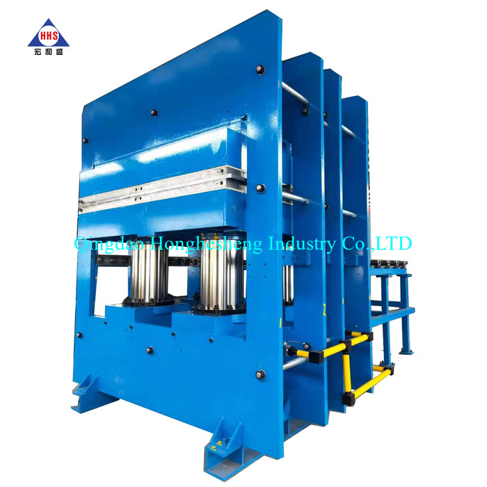 High Capacity Rubber Cow Mat Vulcanizing Press Machine 250mm Piston Stroke