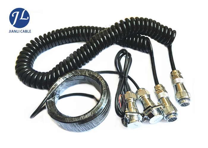 Heavy Duty Vehicle Reversing Camera Extension Cable with 7 Pin Metal Connector