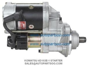 Wholesale Komatsu Excavators PC100 4D95 STARTER MOTOR Komatsu 600-813-4420 0-23000-1750 from china suppliers
