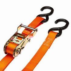 Wholesale 25mm 8 Meters S Hook Ratchet Tie Down Straps Self Winding from china suppliers