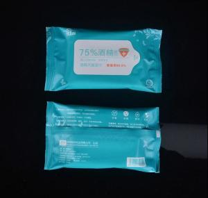 Wholesale Disposable White Alcohol Wet Wipes , Non Woven Antiseptic Baby Wipes from china suppliers