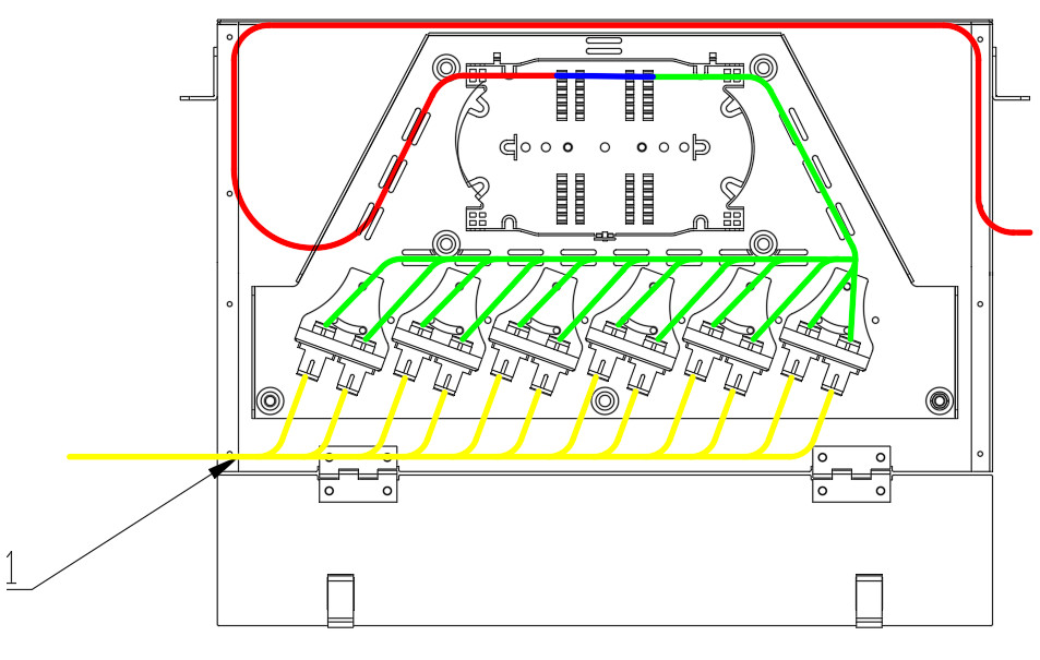 DA-ODU48-SC-S 2U ODF Unit Splicing Type