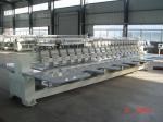 Professional 18 Heads Flat Embroidery Machine / Emb Machine For Business