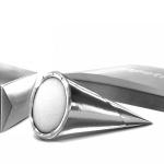 Metallized Film Silver Food Packaging Cone Shaped For High Barrier Protection