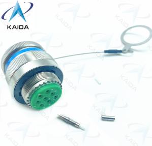 Wholesale Durability Fiber Optic Connector Crimp Metal Blue Muti Mode Cable 500 Mating Cycles D38999/26KE08B1NF2M Stainless Steel from china suppliers