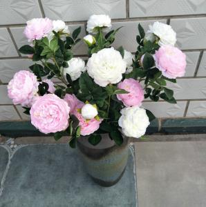 Wholesale Decorative Artificial Flower Bouquet Peony Flowers For Home Wedding from china suppliers