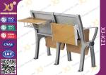 Aluminum Alloy Folding Seat School Desk And Chair With Writing Pad