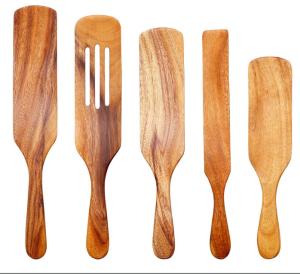 Wholesale Multifunction Kitchen Wooden Utensil Set , Scratchfree Wooden Handle Spatula Set from china suppliers