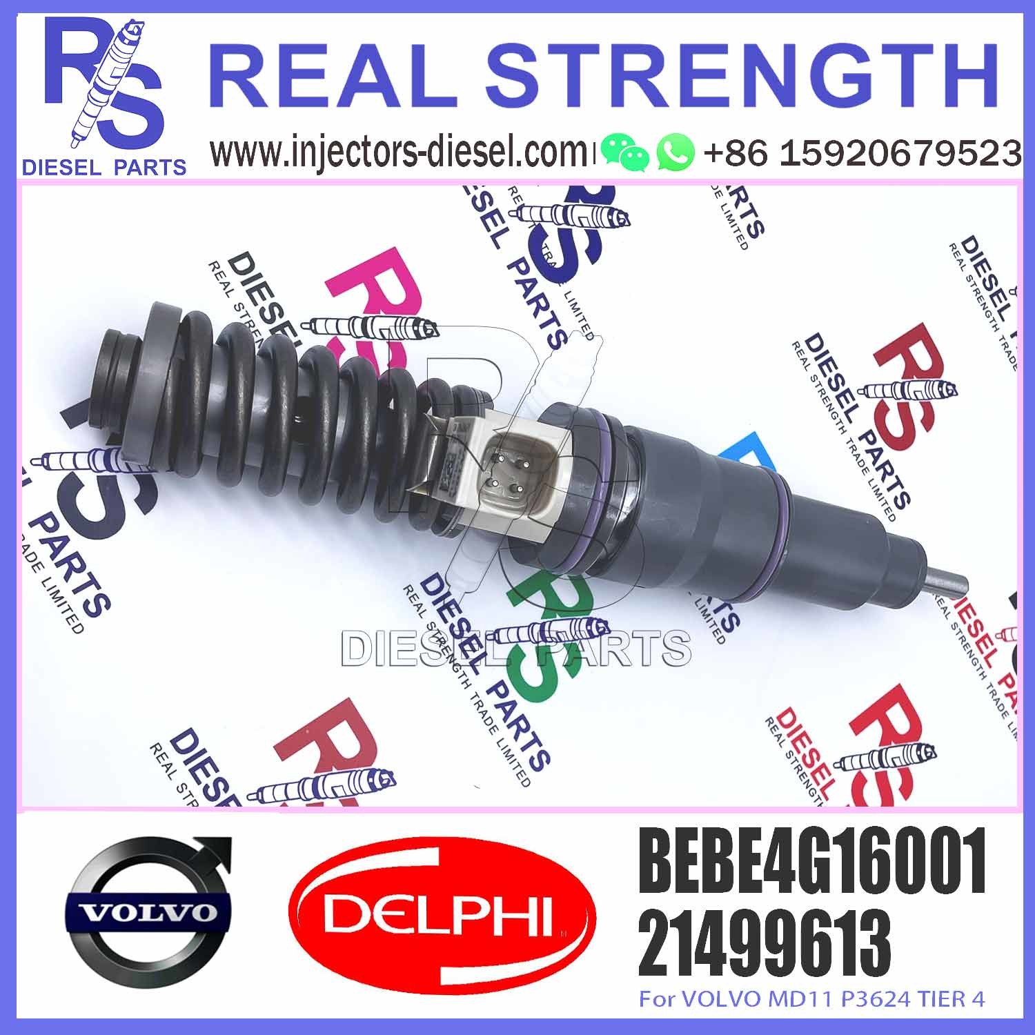 New Diesel Fuel Injector 21499613 BEBE4G16001 for V-O-L-V 20847327 21499613 21644596 BEBE4G16001 injector diesel
