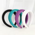 Candy Color Women Sponge Headband Wide Edge Female Makeup Hairbands Korean Hair