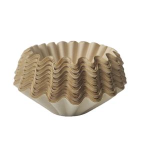Wholesale Brown Basket Bowl Shape Wave 4 Cup Basket Paper Coffee Filters Unbleached from china suppliers