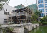 Metal Mesh Concrete Foam Prefab Steel House / Steel Frame Prefabricated Houses