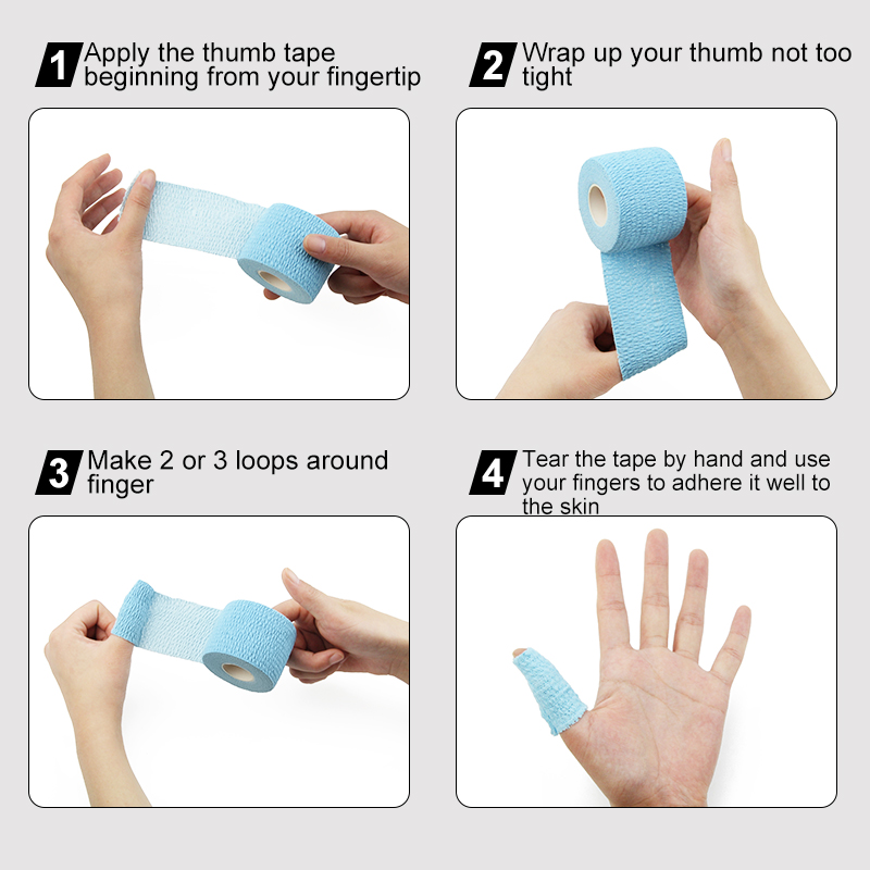 Cotton Medical waterproof Elastic adhesive bandage tape 10cm