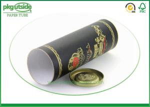 Wholesale Metal Cap Wine Gift Tube Round Paper Mailing Postal Tubes Eco - Friendly from china suppliers