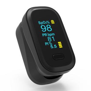 Wholesale 55.3g OLED Fingertip Doctor Recommended Pulse Oximeter Large Font Screen Display from china suppliers
