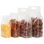 Capacity 2oz-128oz Plastic Cashew Nut Packaging Bag Clear Food Pouch
