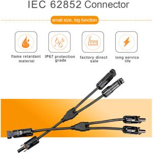 Wholesale Dustproof 1 Pair 16awg Solar Y Branch Connectors from china suppliers