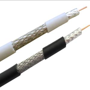 Wholesale Bare Copper Male RG6 RG11 RF CATV F6 Coaxial TV Cable from china suppliers