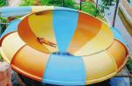 Water Playground Equipment Fiberglass Water Slides , Super Bowl Water Slide