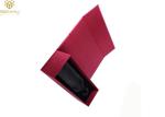 Embossing Red Cardboard Wine Box Packaging Magnet Closure