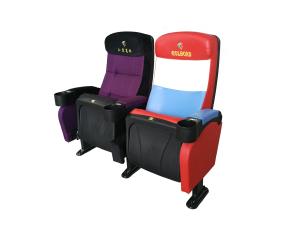 Wholesale Leather Commercial Theater Seating , Theater Recliner Chair Ergonomic Backrest from china suppliers