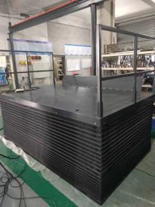 Wholesale Safety Bellow Hydraulic Scissor Lift Table 3 Tons Anti Explosion Valve Protect Workers from china suppliers