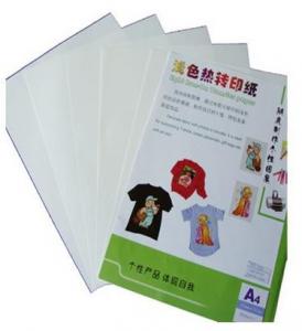 Wholesale Hot Light Inkjet Heat Transfer Paper for Light Cotton T-shirt ， mug, cap， modal from china suppliers
